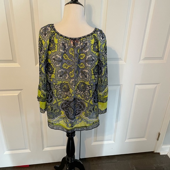 Hale Bob cabana blouse - Picture 4 of 9